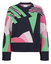 Numph Graphi Pullover - Dark Sapphire